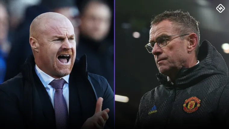 Sean Dyche Ralf Rangnick Manchester United Burnley