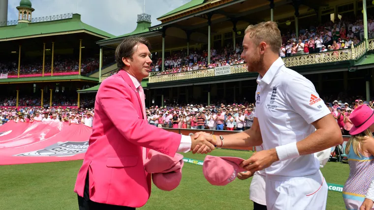 Stuart Broad and Glenn McGrath